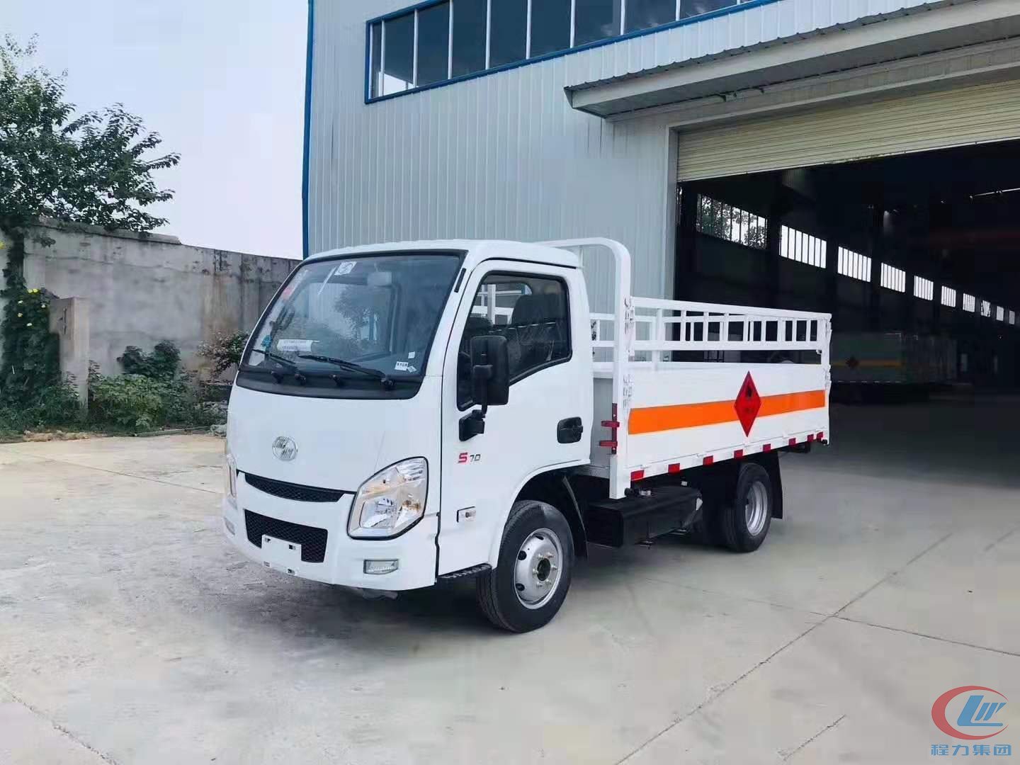 跃进仓栏式气瓶运输車(chē)蓝牌