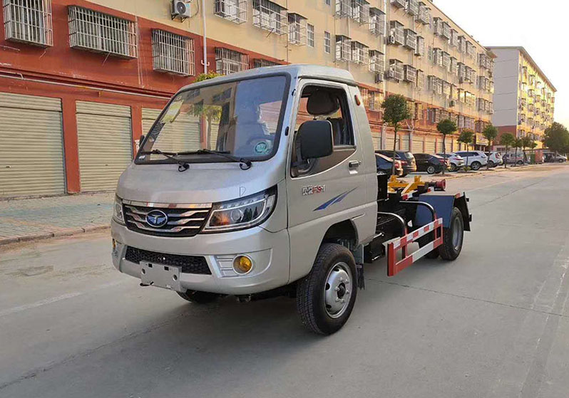 唐骏后双胎3方勾臂式垃圾車(chē) 國(guó)六