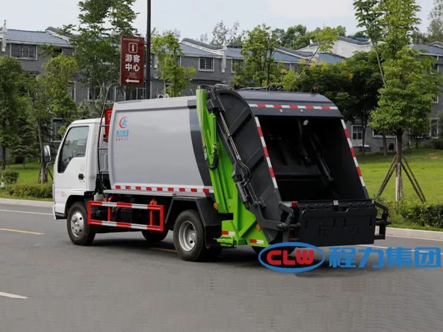 國(guó)六五十铃6方压缩垃圾車(chē)